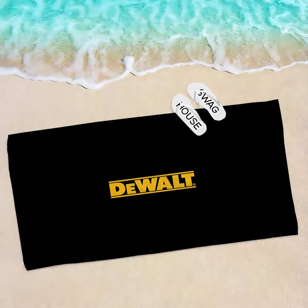 Power Tools Logo - 클래식 파워 로고 D-DewaltS 마이크로파이버 블랭킷