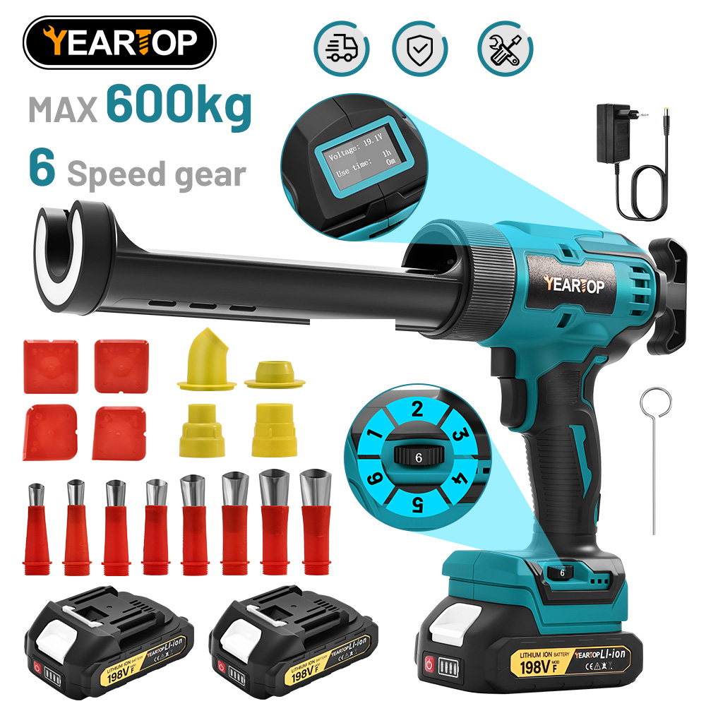 Power Tools Makita - 6 속도 무선 전기 접착제 총