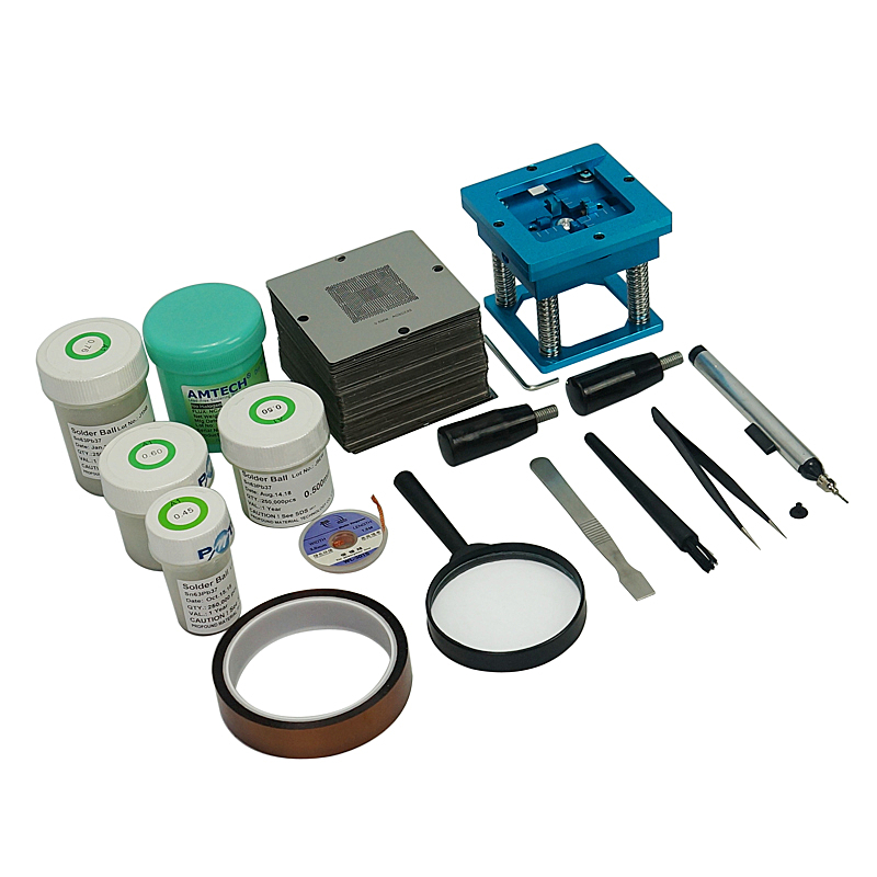 Power Tools Toolstation - BGA 스텐실 184개 템플릿 BGA 리볼링
