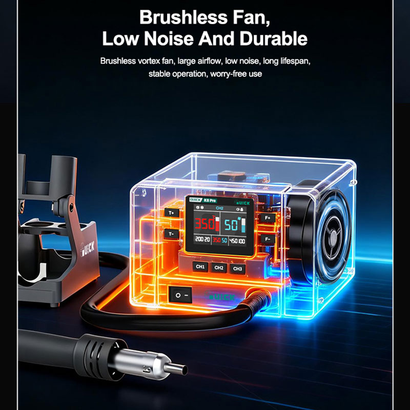 QUICK K8 Pro 지능형 열풍 리워크 스테이션 1 - Power Tools Toolstation 리뷰 및 가격
