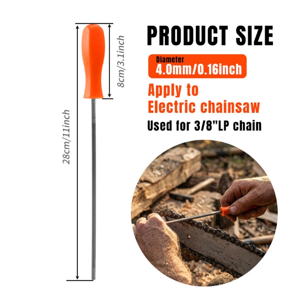 육각형 전기톱 파일 4.0mm 4.8mm 5.5mm 오 - Power Tools Orange 리뷰 및 가격