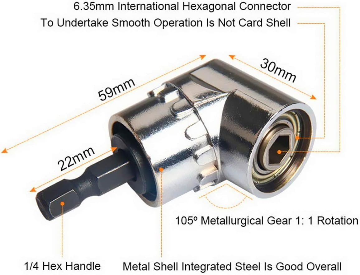 임팩트 등급 105도 각도 소켓 어댑터 전동 공구 부품 - Power Tools Sheets 리뷰 및 가격