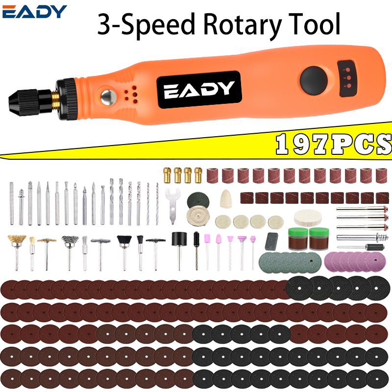 USB 무선 로터리 공구 키트 – 금속 연마, 모형 제 - Power Tools Sheets 리뷰 및 가격