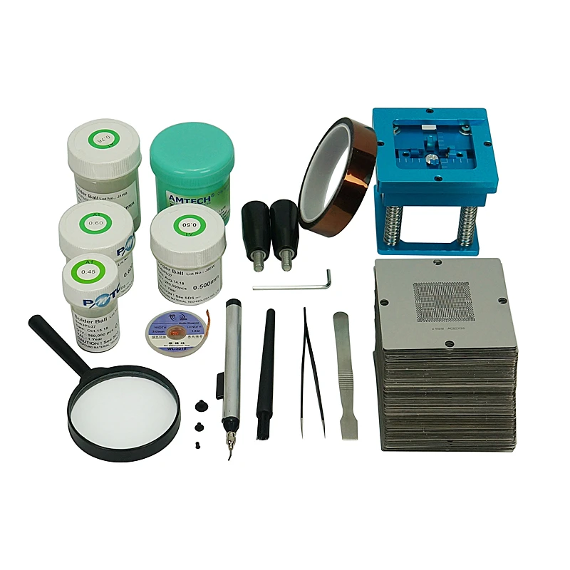 BGA 스텐실 184개 템플릿 BGA 리볼링 스테이션  - Power Tools Toolstation 리뷰 및 가격
